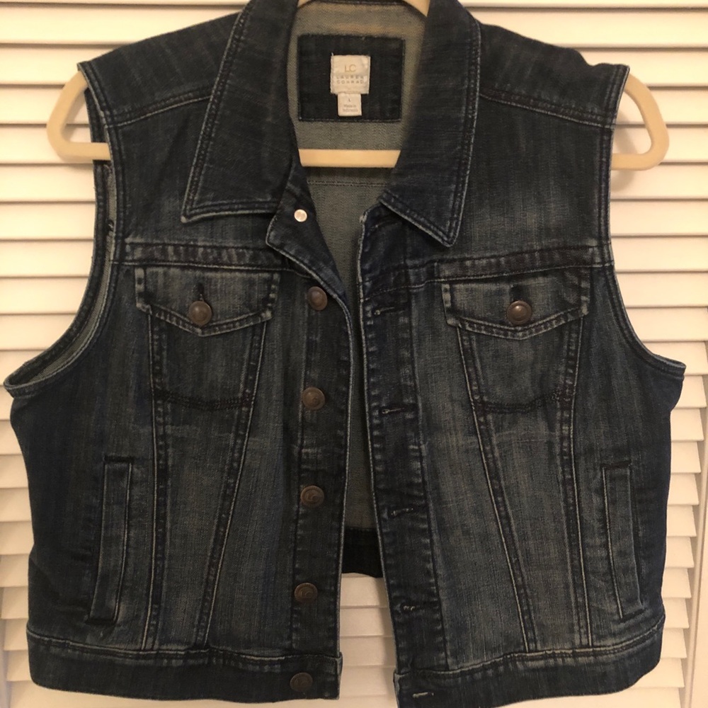 Woman’s denim vest